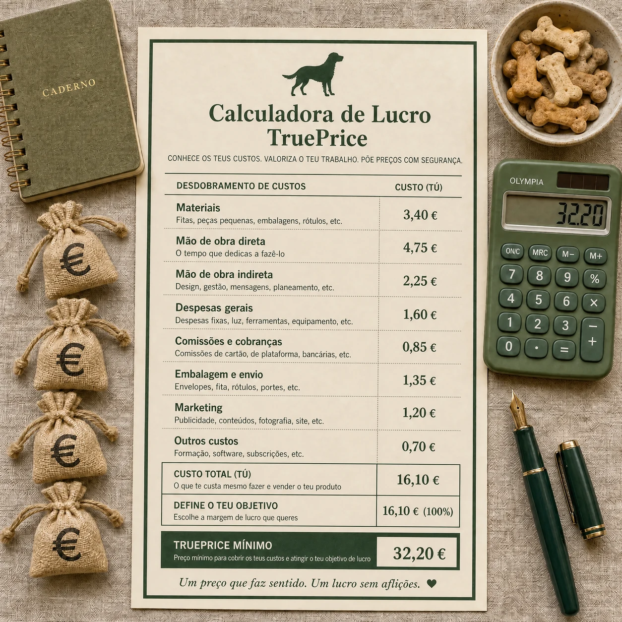 Calculadora de Beneficio TruePrice